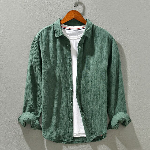Jonas - Elegante camisa de botones de manga larga