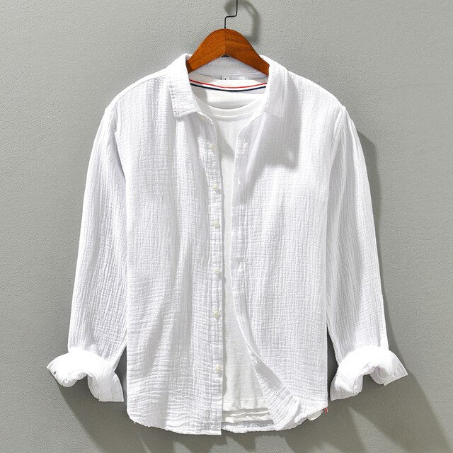 Jonas - Elegante camisa de botones de manga larga