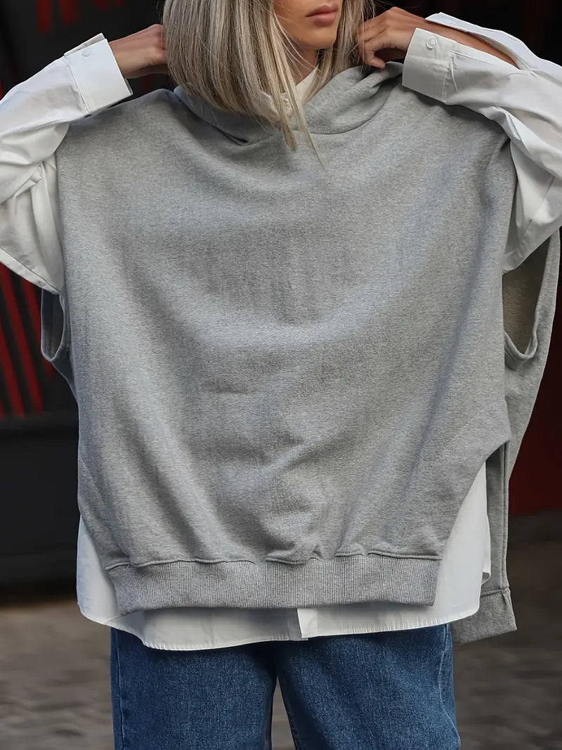 Ditta – Sudadera con capucha de algodón con estilo
