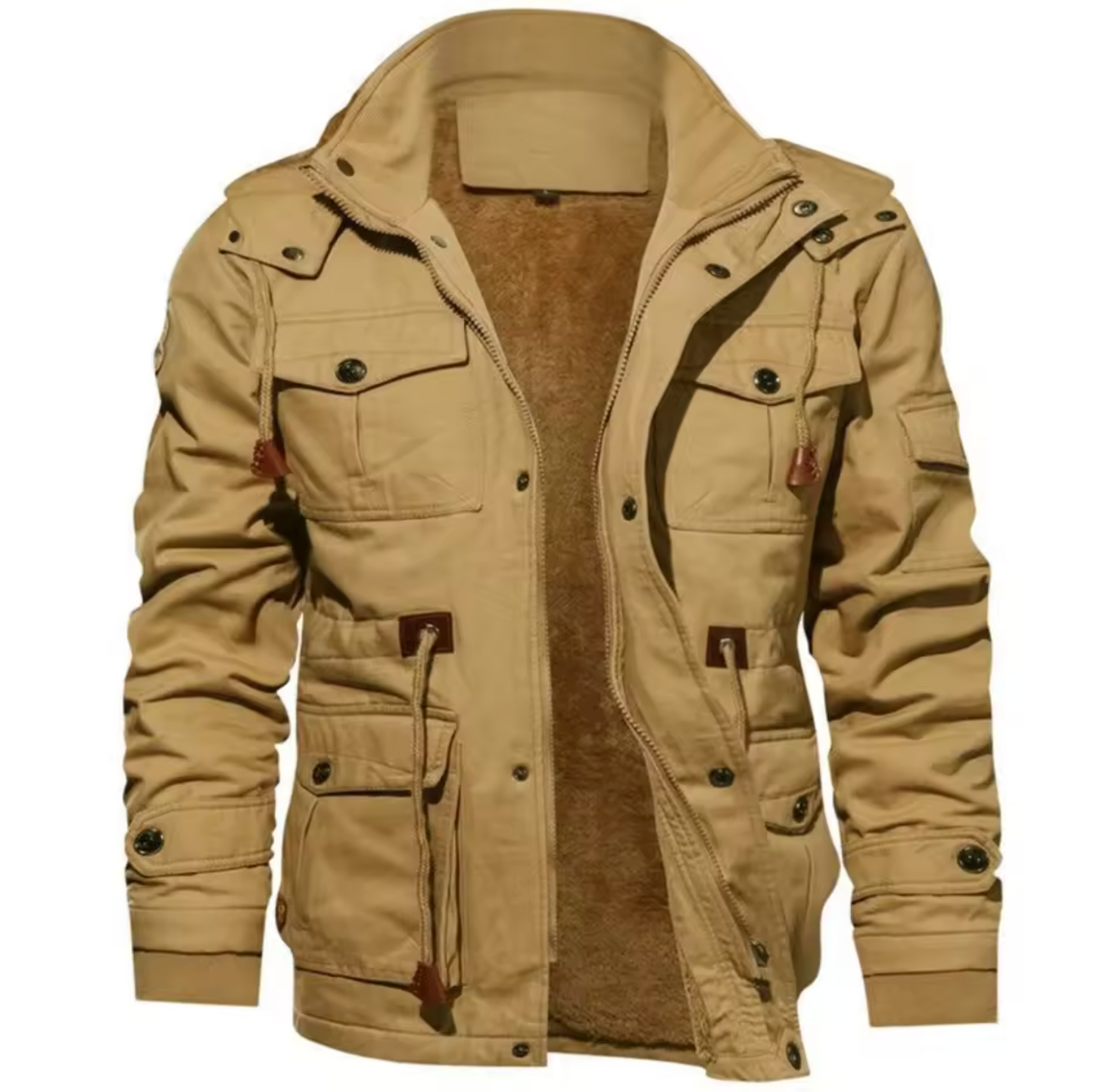 Elliot – Chaqueta de lona polar de algodón
