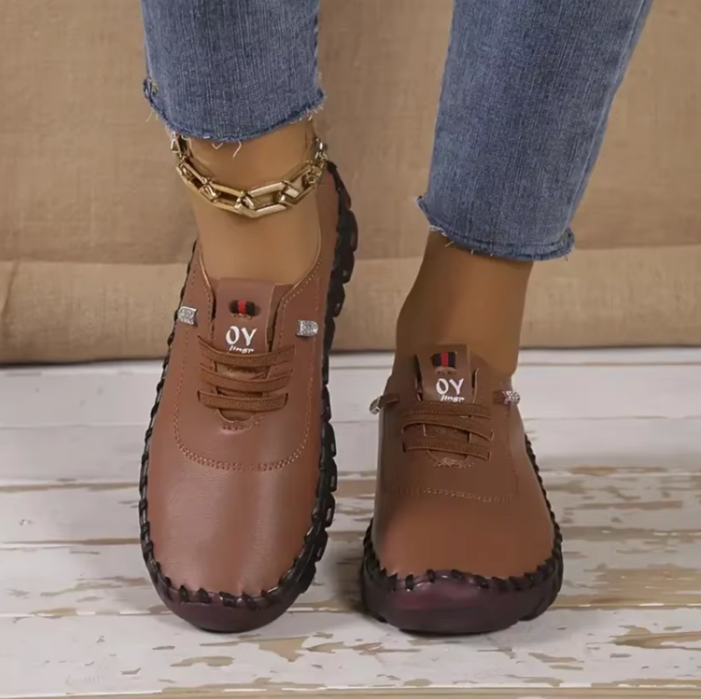 Caroline – Zapatillas con suela blanda