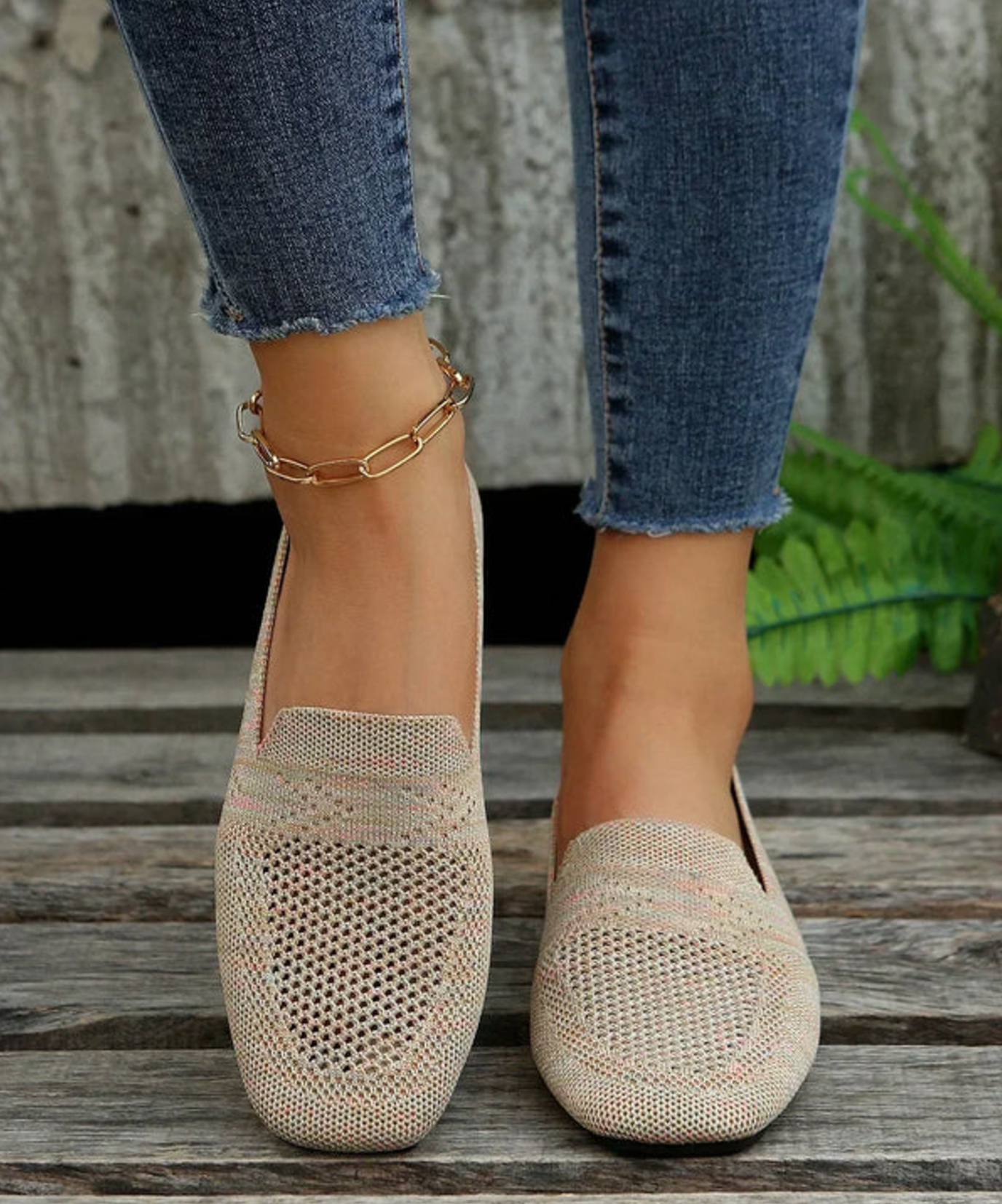 Vala – Zapatos planos cómodos de punto