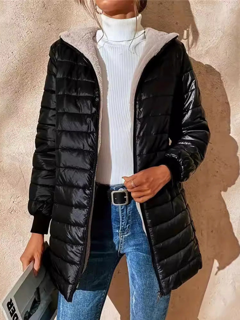 Jannah - Chaqueta acolchada cálida con forro polar