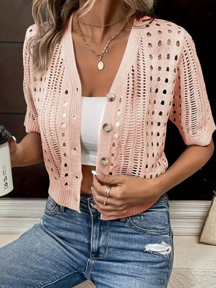 Charlotte - Chaqueta casual versátil con botones delanteros