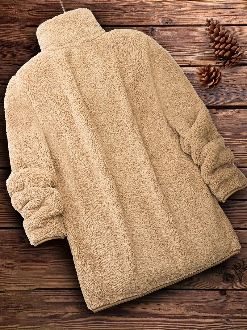 Aja – Chaqueta de peluche suave y acogedora