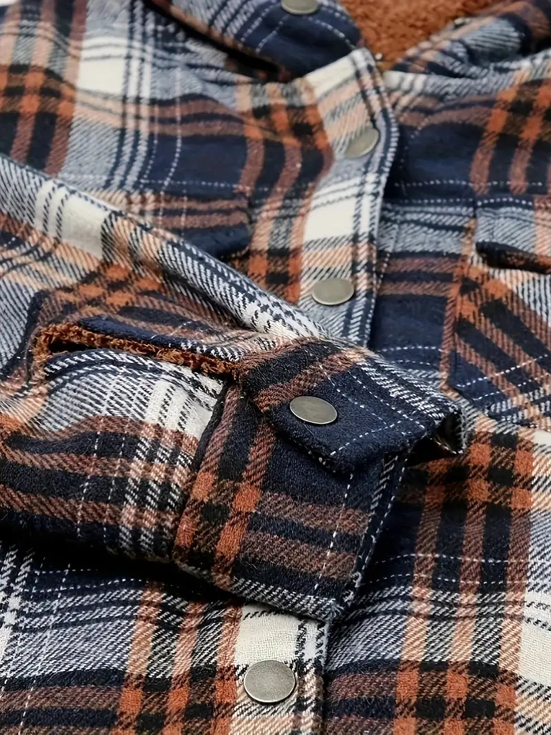 Adela - Chaqueta cálida con capucha y cremallera