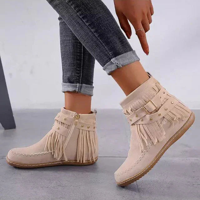 Jelaa – Stiefel cálido vintage con francés
