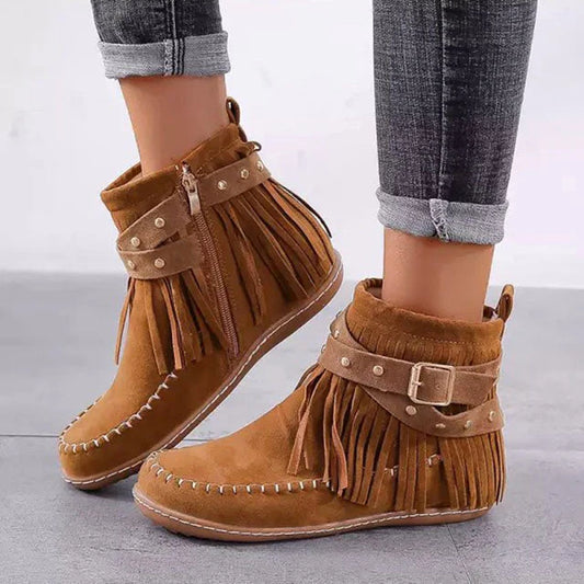 Jelaa – Stiefel cálido vintage con francés