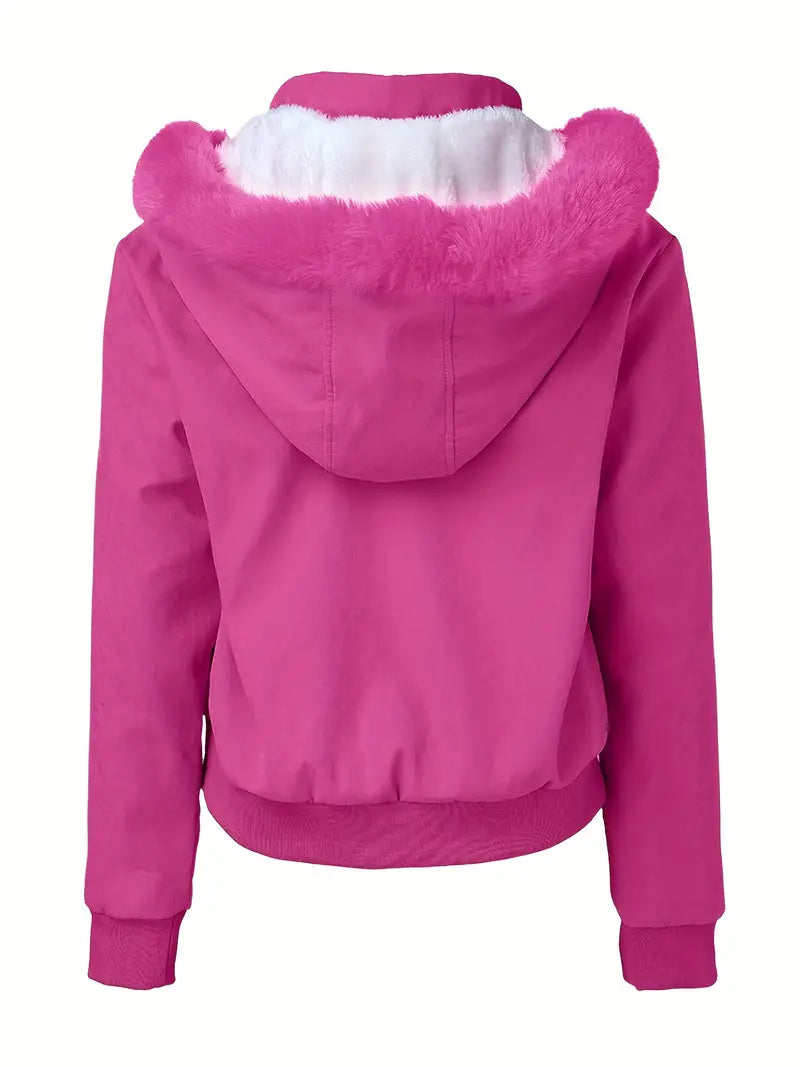 Barbara – Chaqueta corta confeccionada en forro polar de algodón