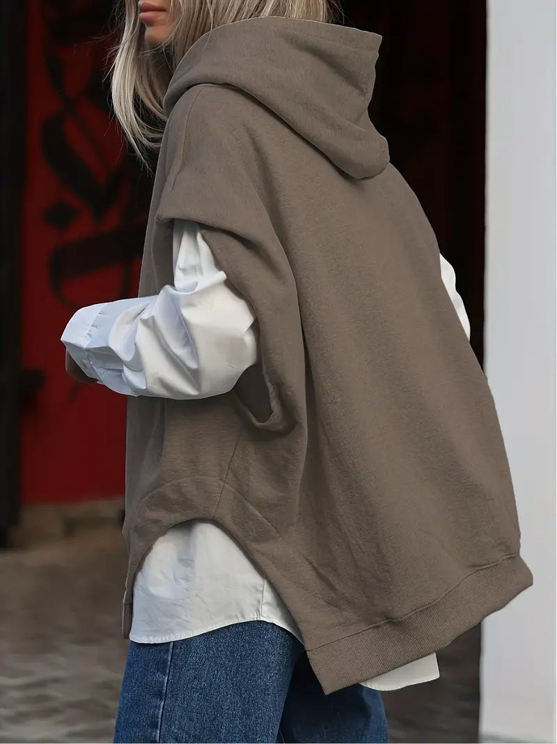 Ditta – Sudadera con capucha de algodón con estilo