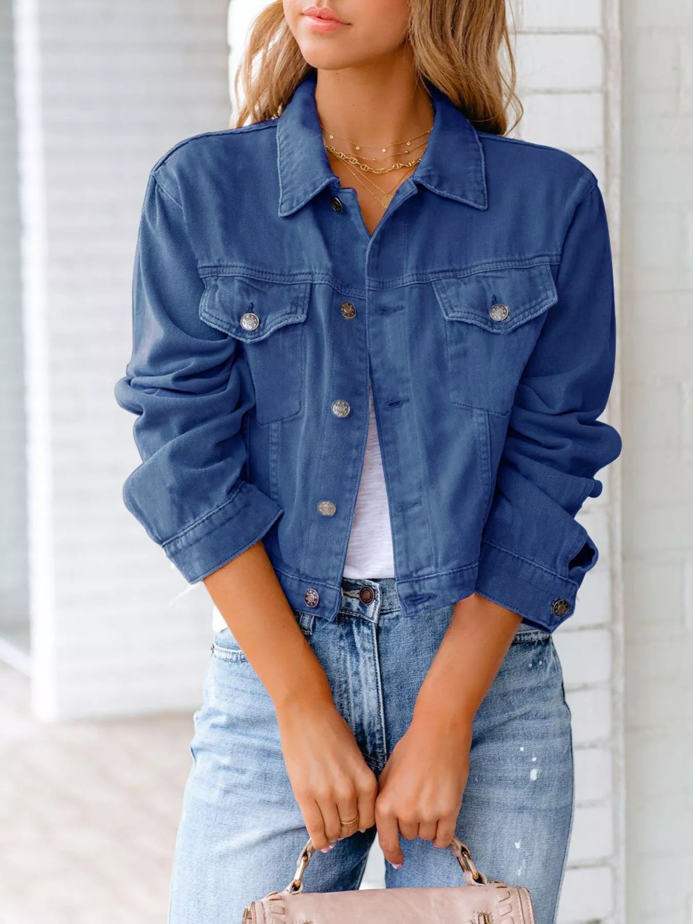 Jannie - Elegante chaqueta vaquera corta