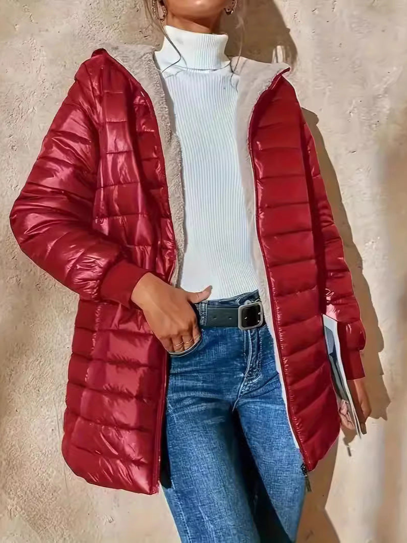 Jannah - Chaqueta acolchada cálida con forro polar