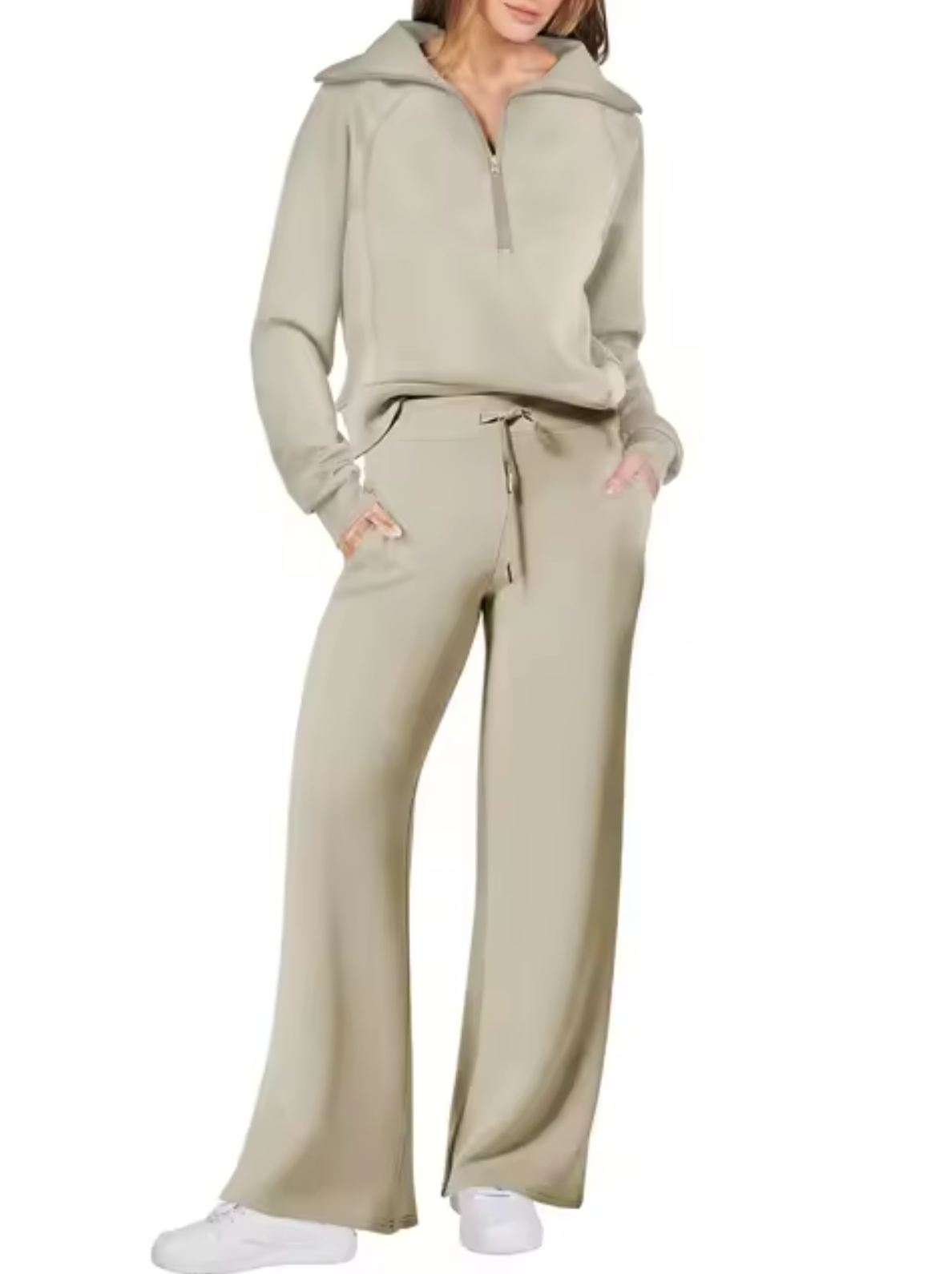 Rona – Conjunto sudadera cuello y pantalón