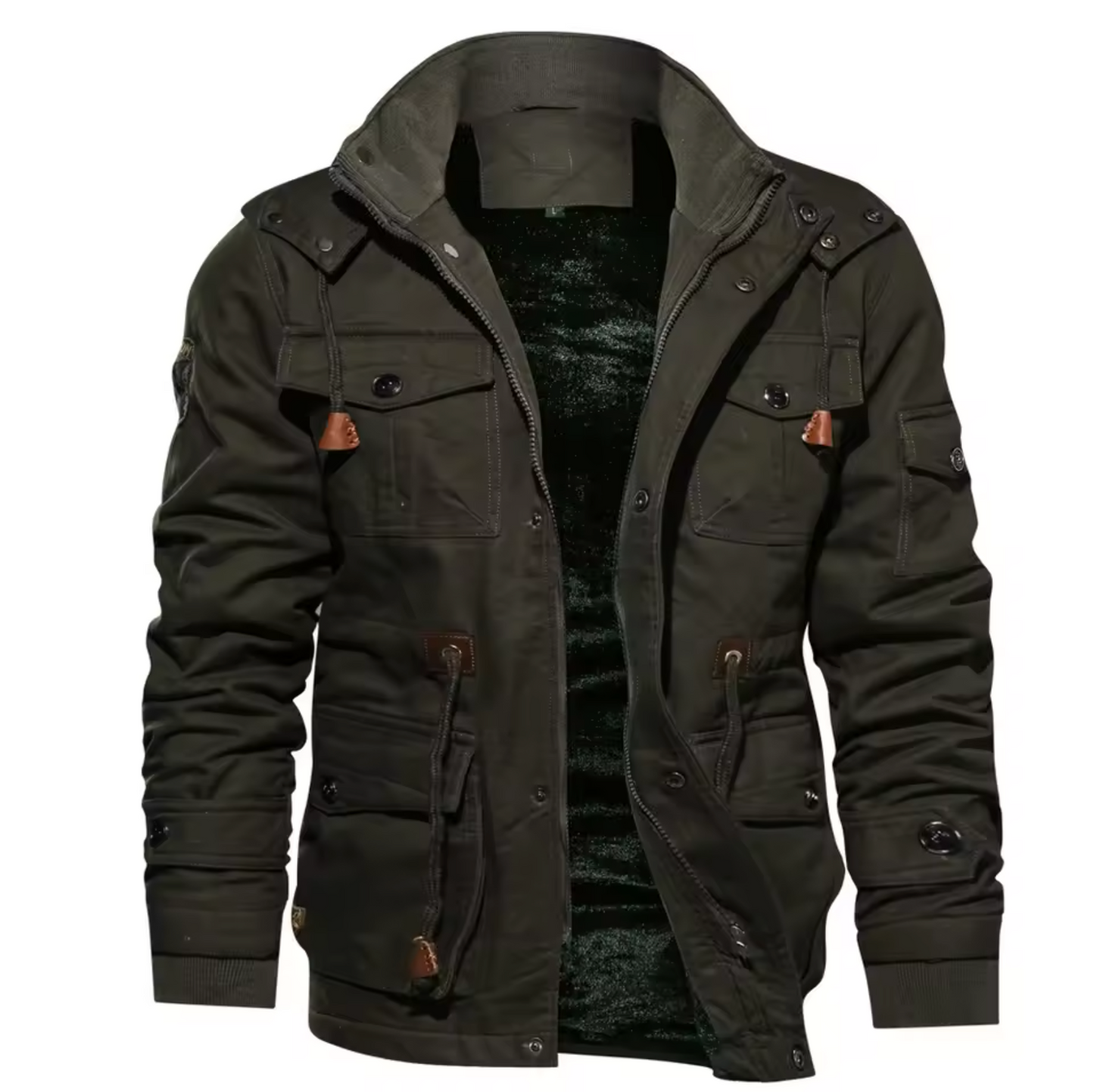 Elliot – Chaqueta de lona polar de algodón