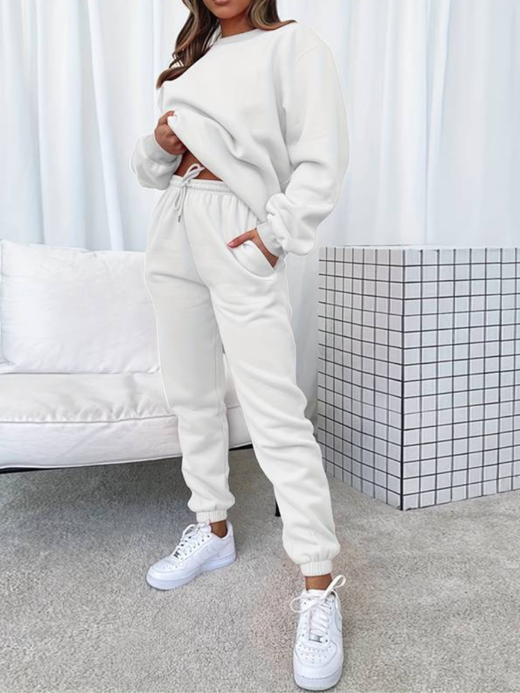 Analyn - Casual elegante sudadera y pantalones jogger chándal