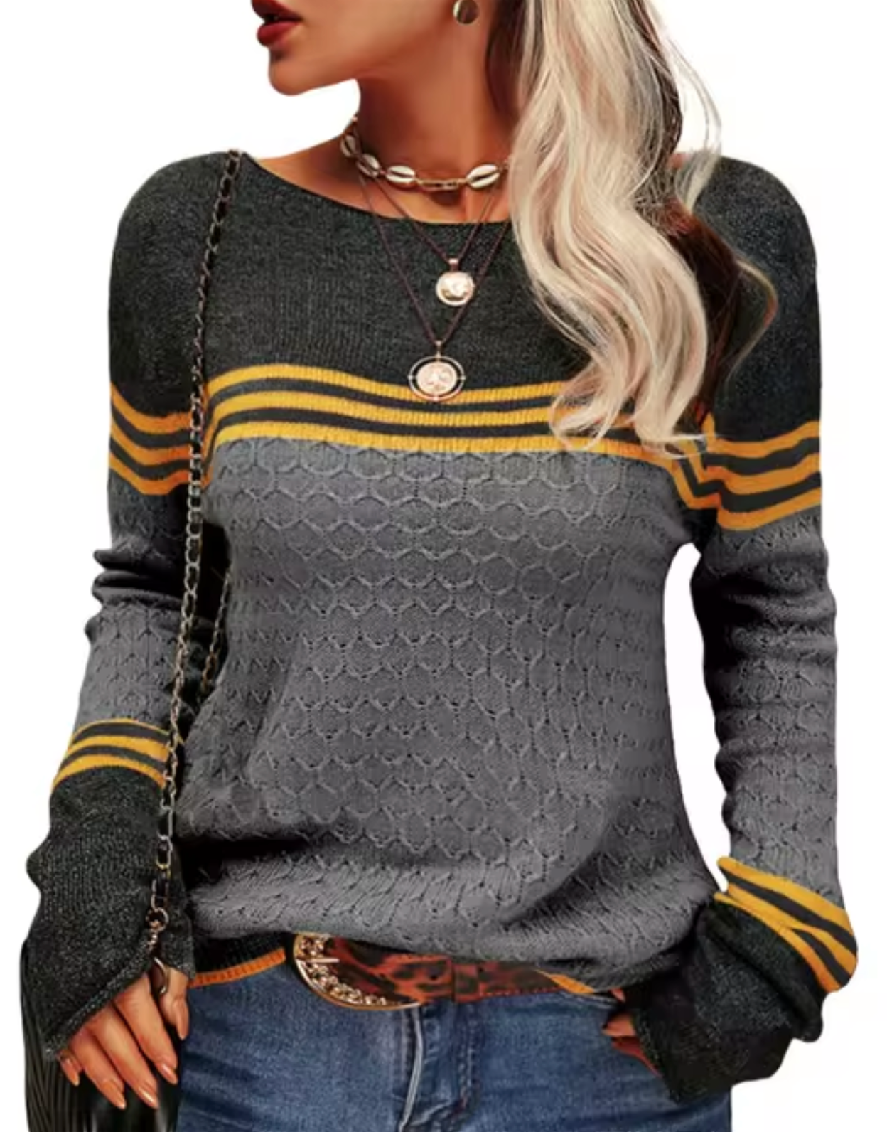 Rosie – Jersey de punto slim fit