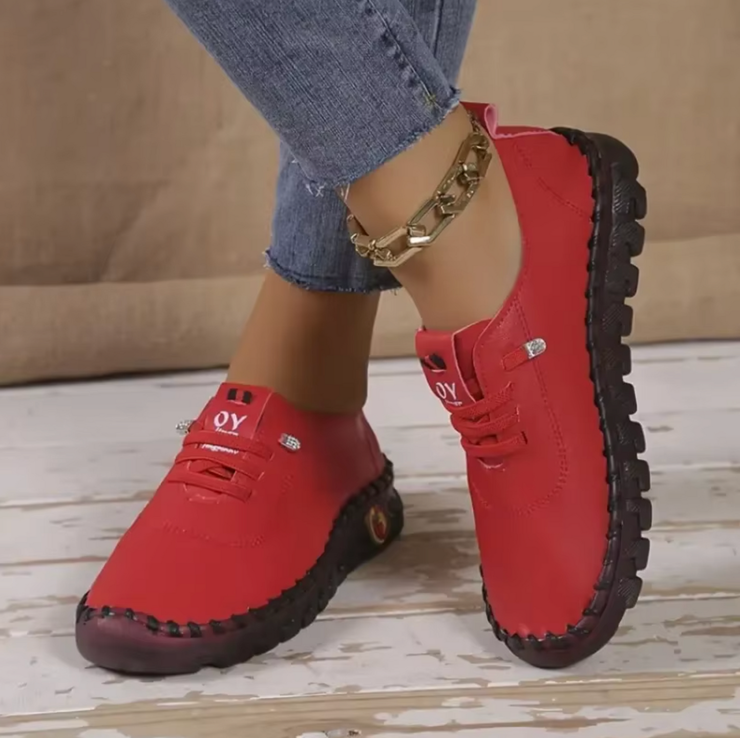 Caroline – Zapatillas con suela blanda