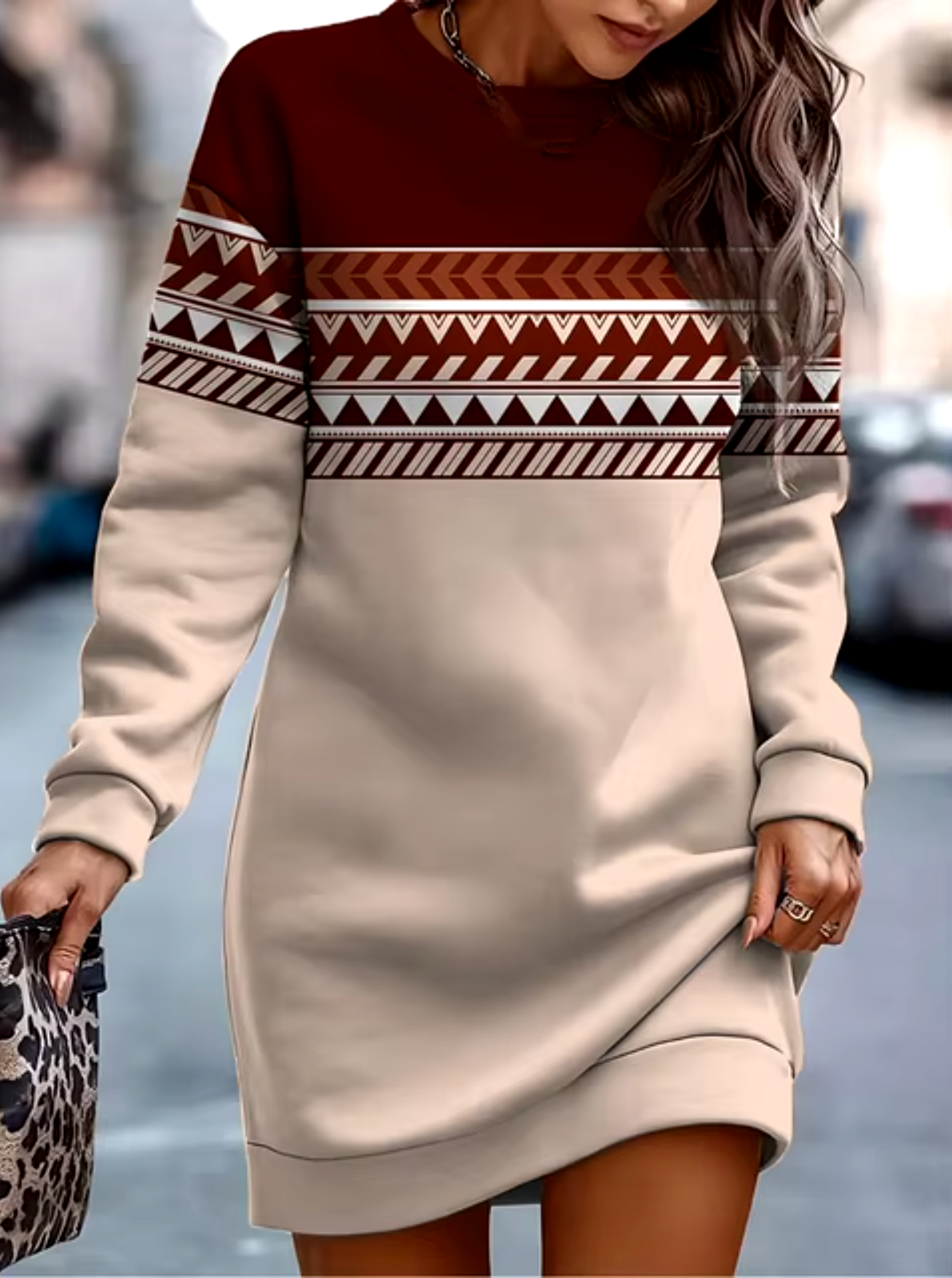 Atari – Vestido sudadera elegante