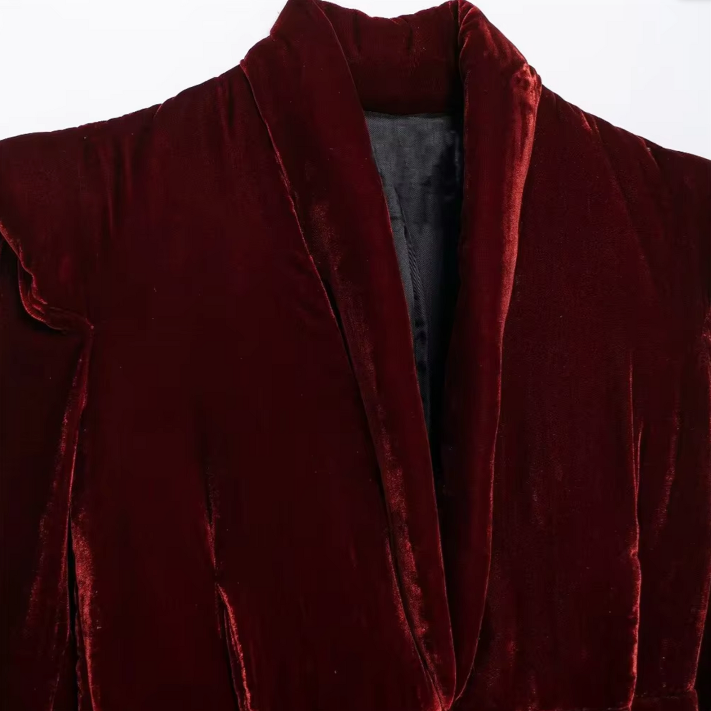 Anslie – Chaqueta forrada de terciopelo de algodón