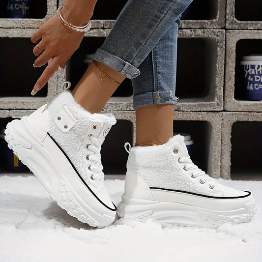 Nicolette – Botas de nieve de terciopelo