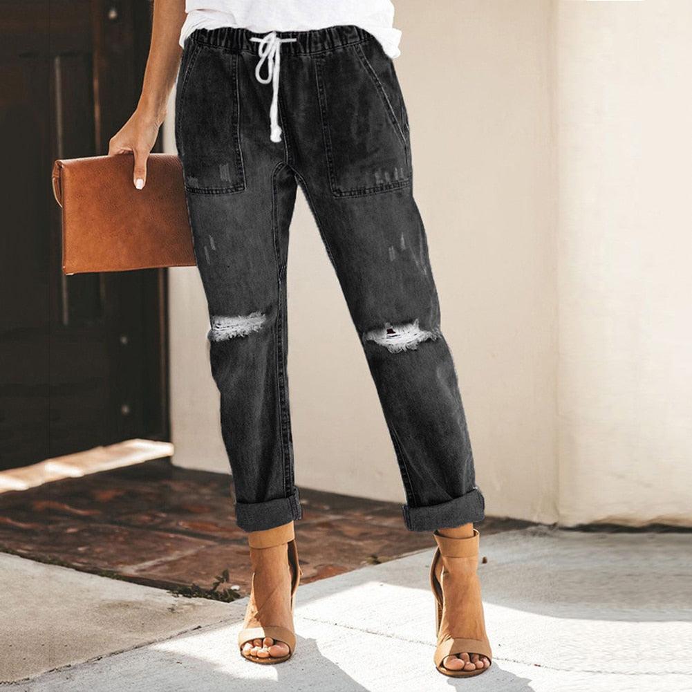 Doreen - Pantalón vaquero jogger informal