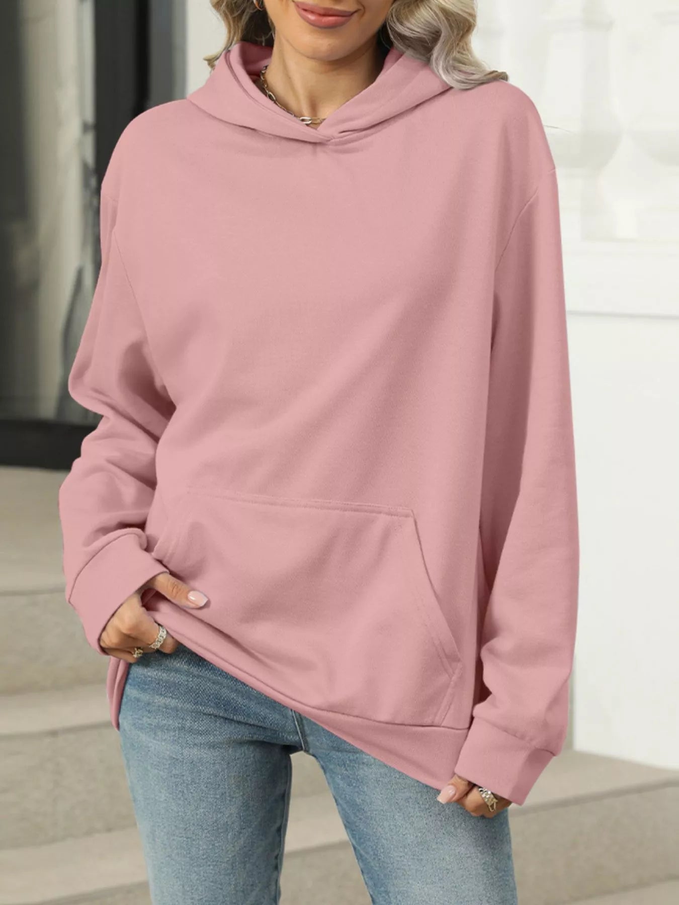 Daryna - Chaqueta con capucha holgada y cálida