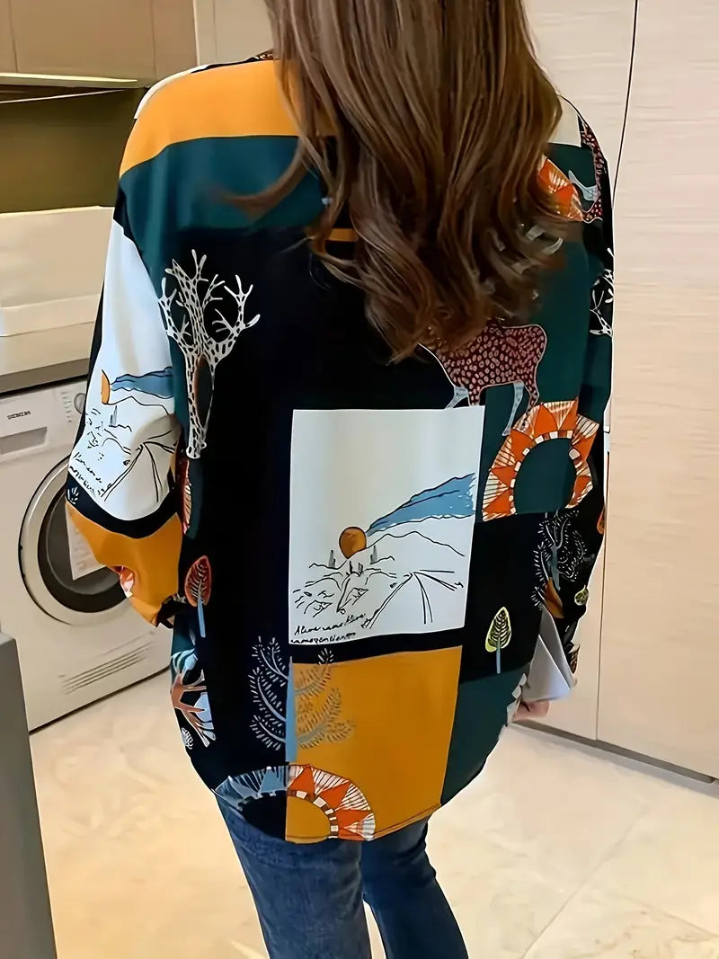 Briar – Blusa artística de manga larga
