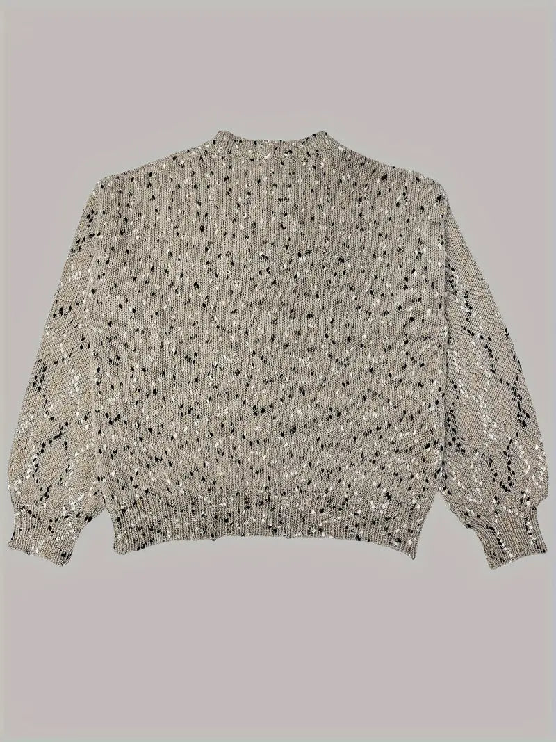 Bessie - Jersey de punto con cuello redondo