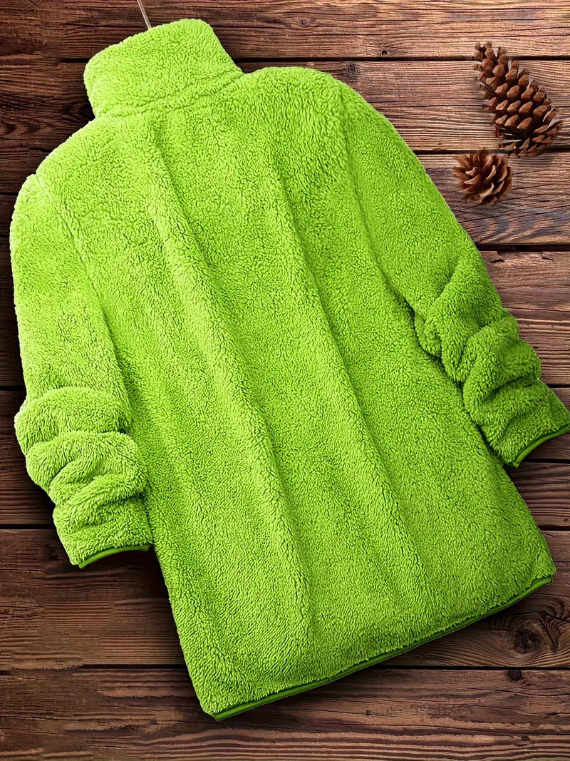 Aja – Chaqueta de peluche suave y acogedora