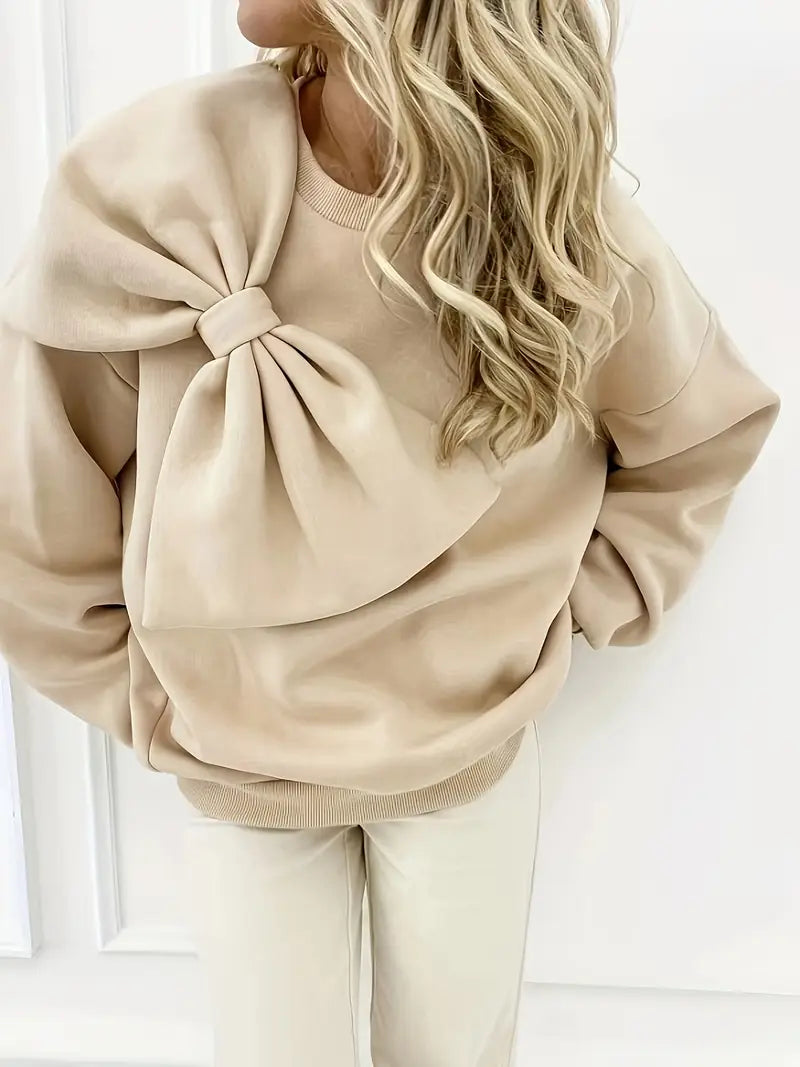 Ludvig – Jersey oversize de algodón con lazo