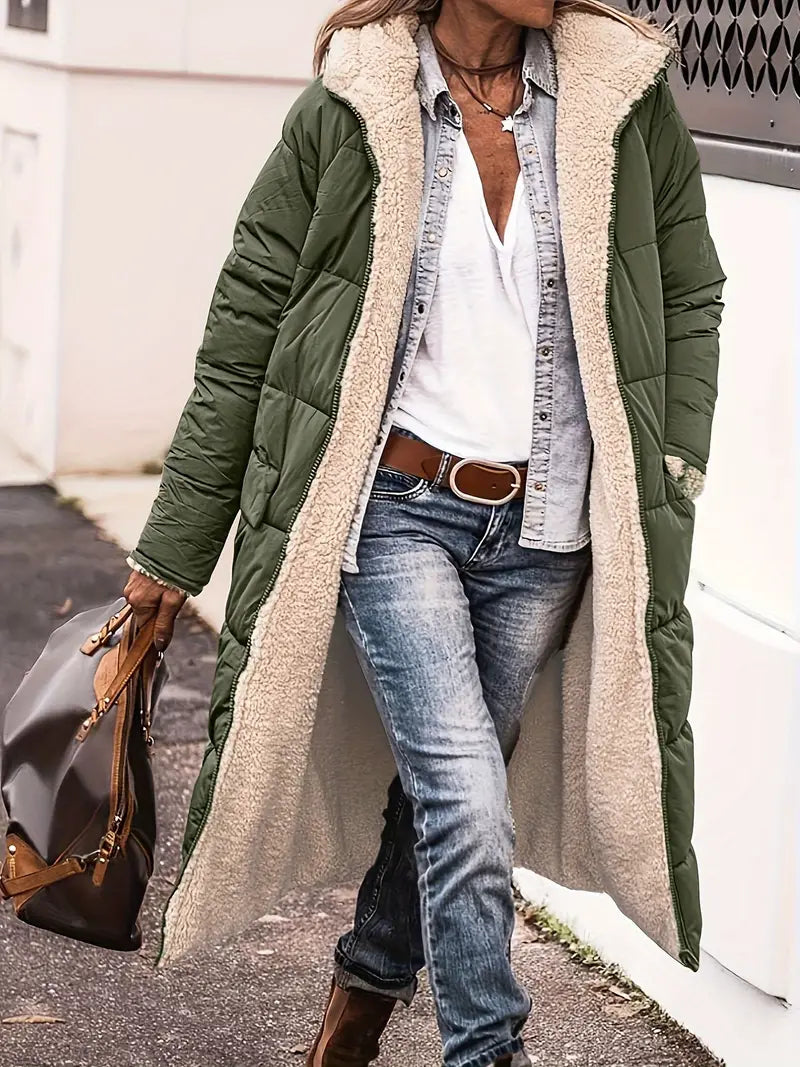Gertrude – Cazadora acolchada polar reversible
