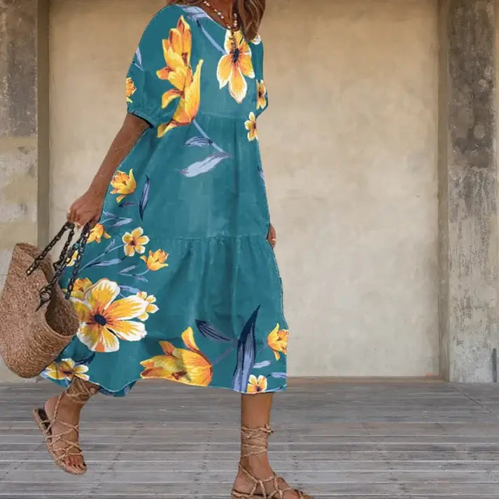 Beatriz - Hermoso vestido de flores