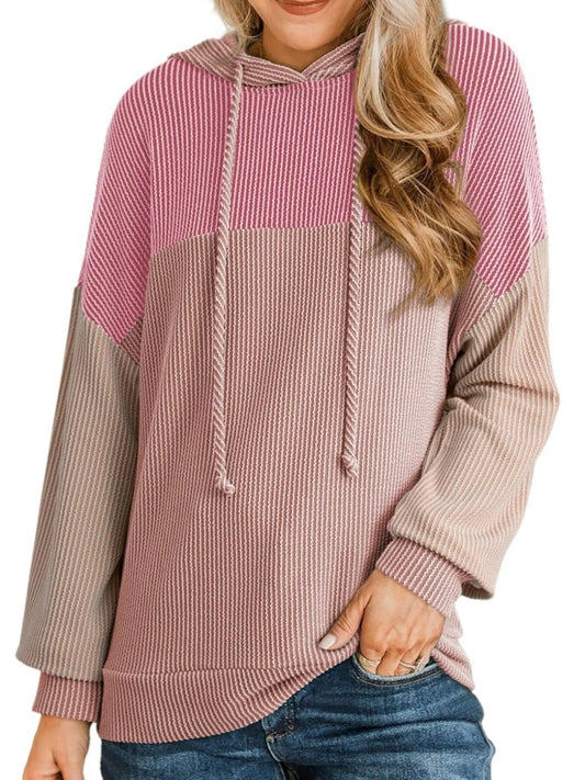 Nymera - Chaqueta con capucha y cordón ajustable en bloques de color