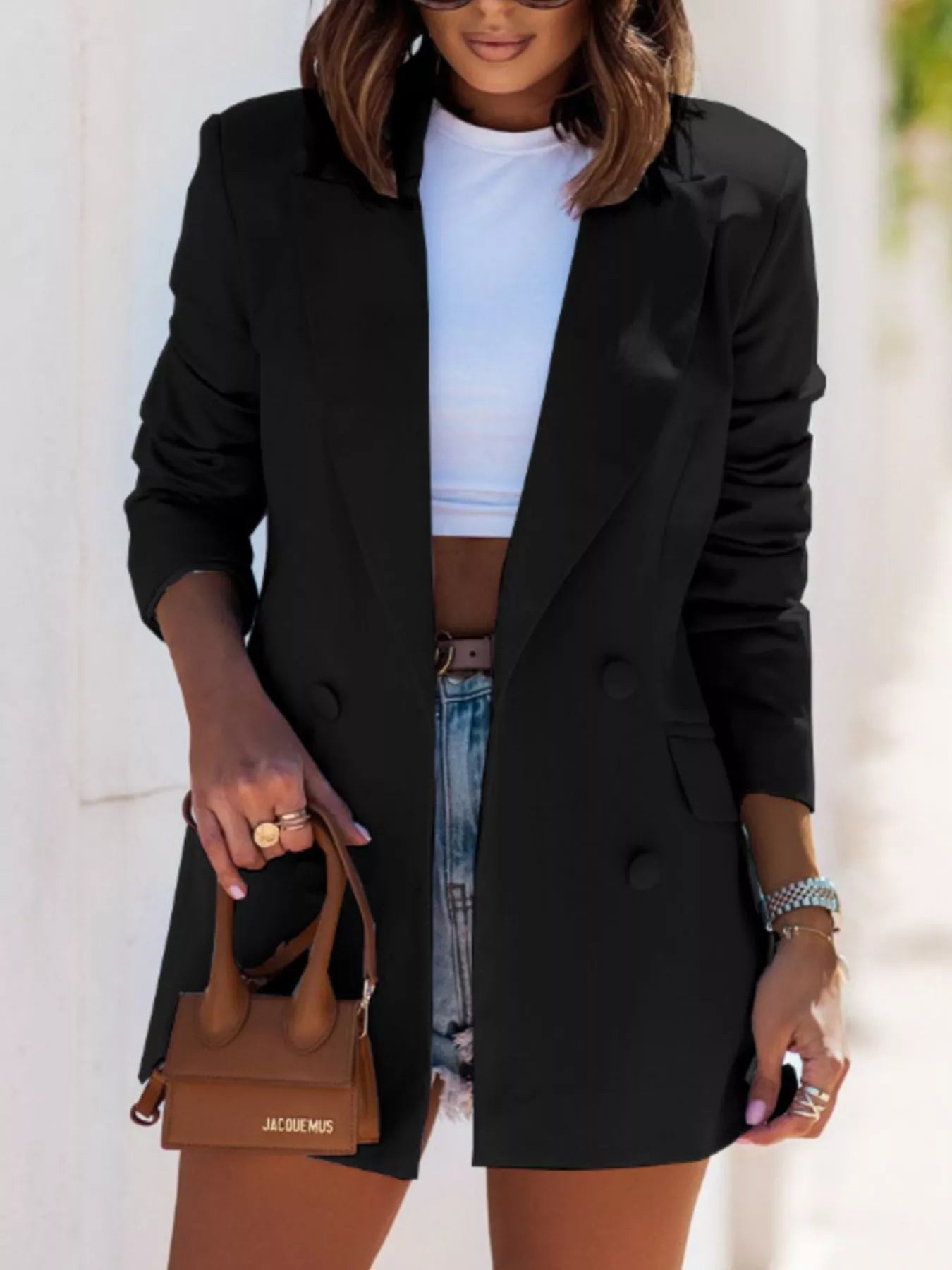 Zhanna - Elegante blazer con cuello de solapa