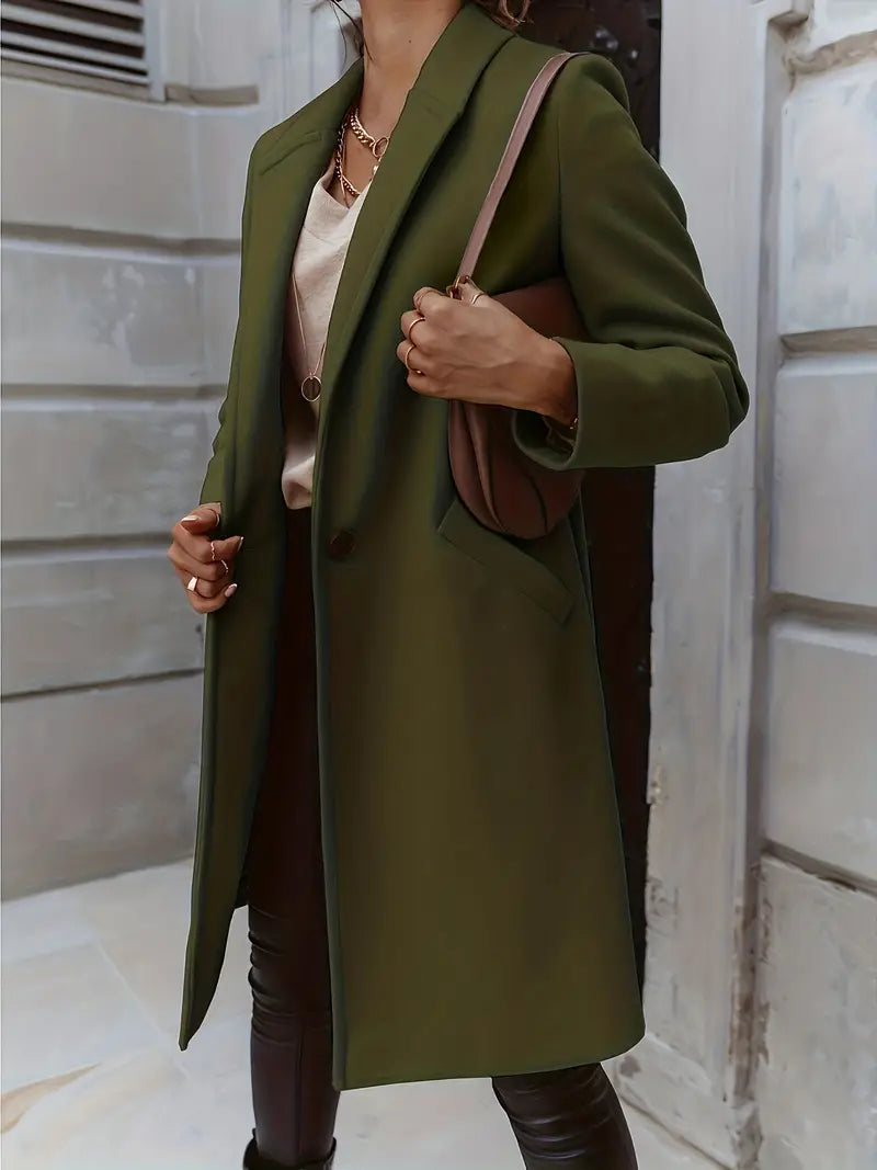 Naureen - Elegante y versátil trench largo y cálido