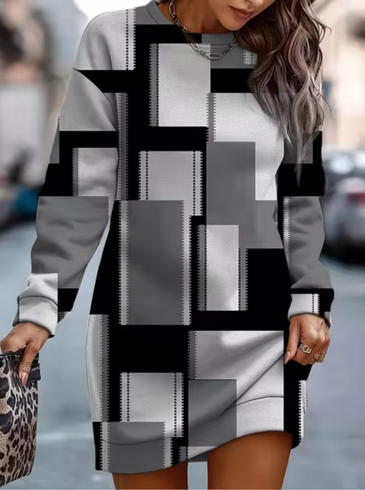 Atari – Vestido sudadera elegante
