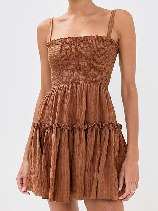 Geraldine - Minivestido tubo sin mangas chic