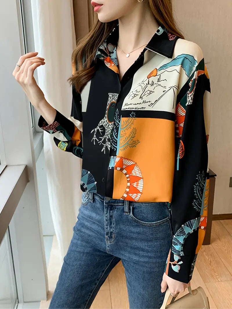 Briar – Blusa artística de manga larga