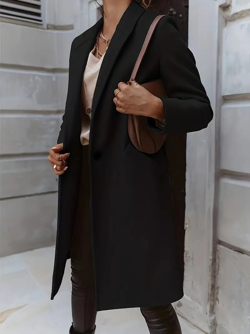 Naureen - Elegante y versátil trench largo y cálido