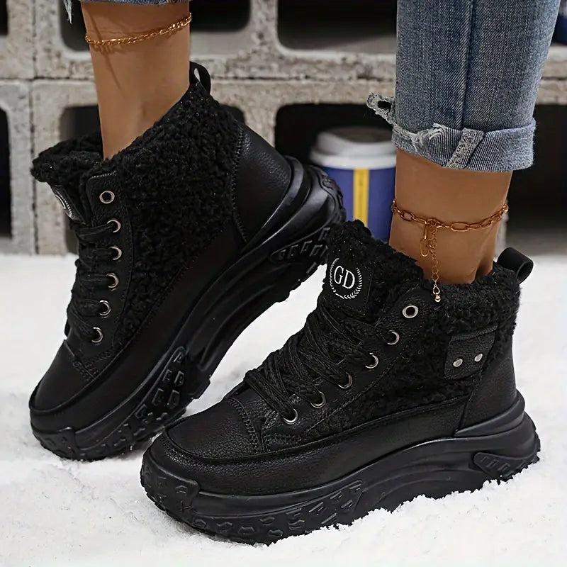 Nicolette – Botas de nieve de terciopelo