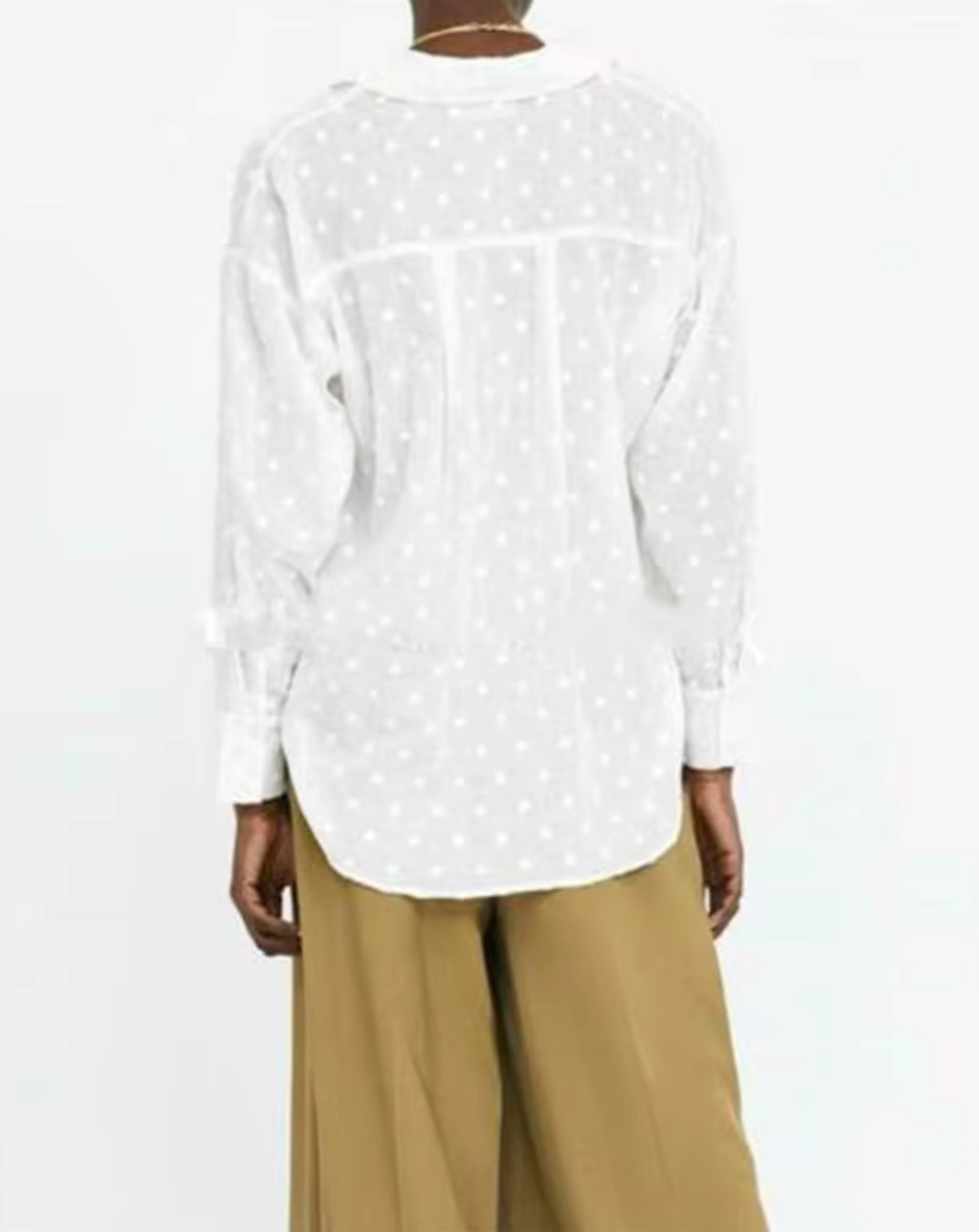 Ashi – Blusa elegante de manga larga