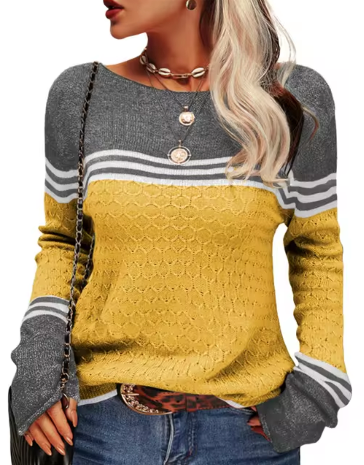 Rosie – Jersey de punto slim fit