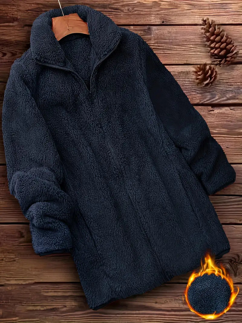 Aja – Chaqueta de peluche suave y acogedora