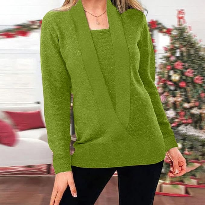 Ashai – Jersey de punto con look de dos piezas