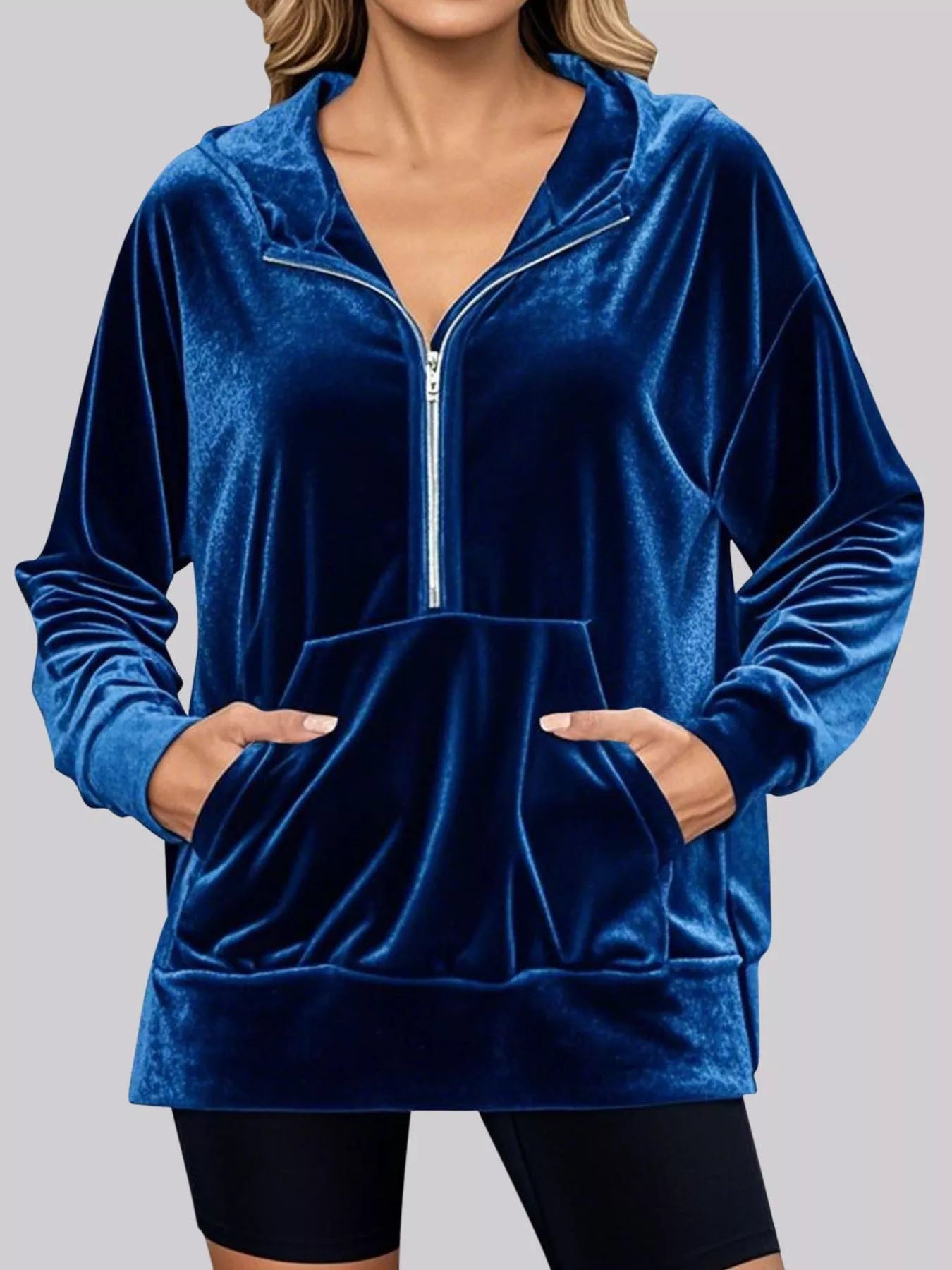Adaline - Elegante chaqueta informal y cálida con media cremallera