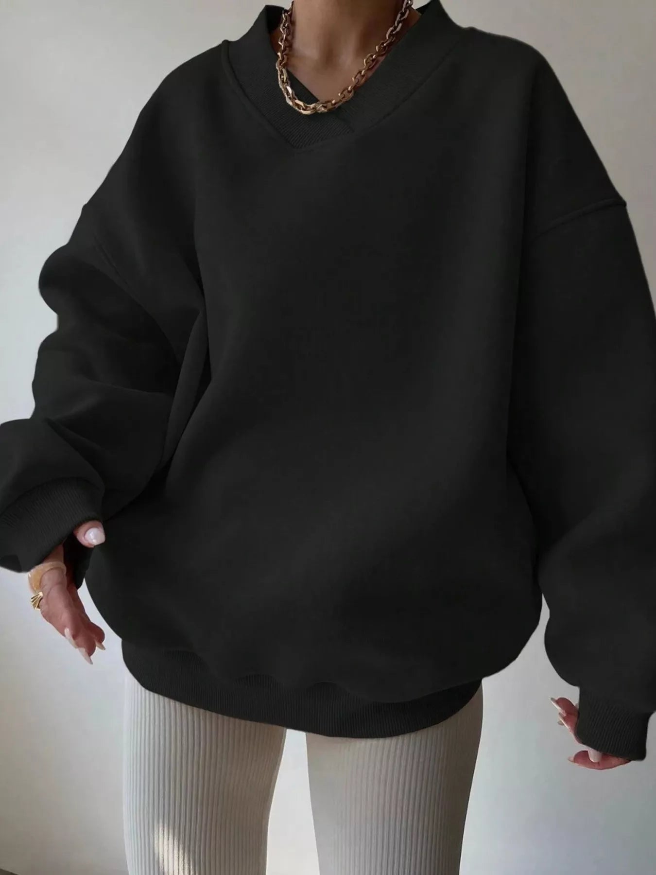 Pauleen - Jersey oversize de manga larga