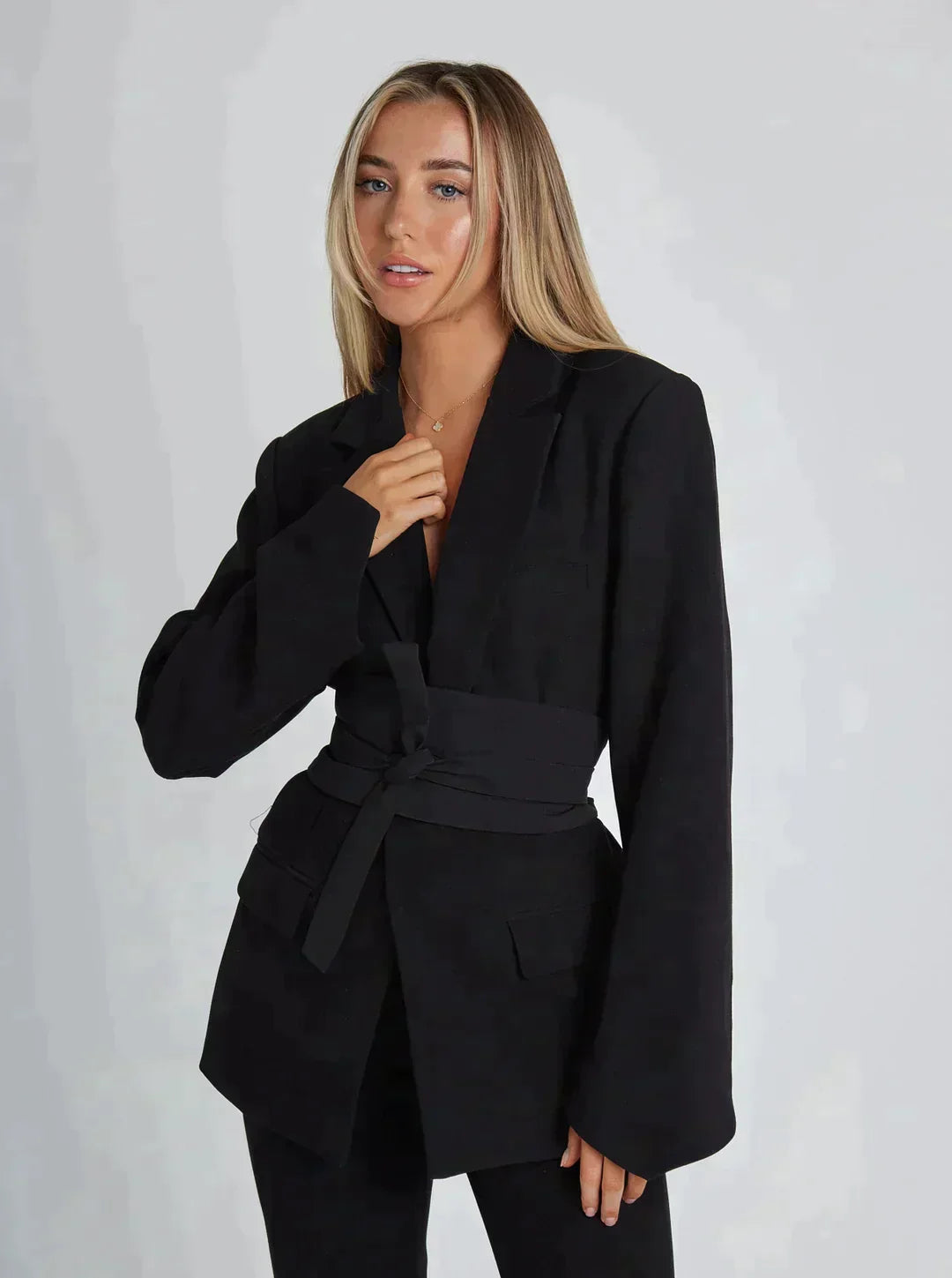 Dorothy - Blazer con Cinturones Adicionales