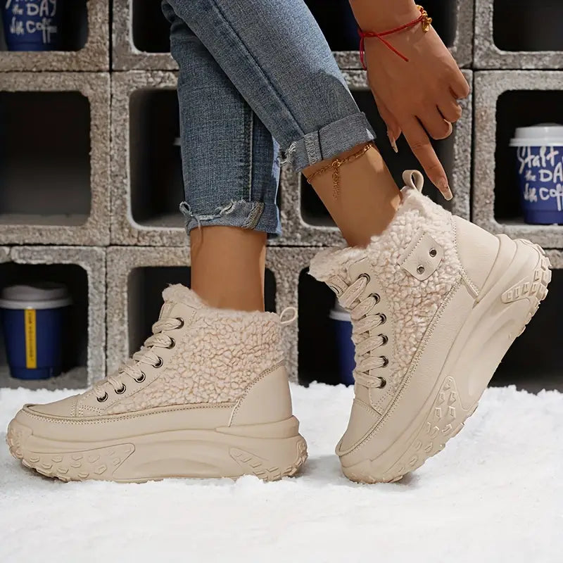Nicolette – Botas de nieve de terciopelo