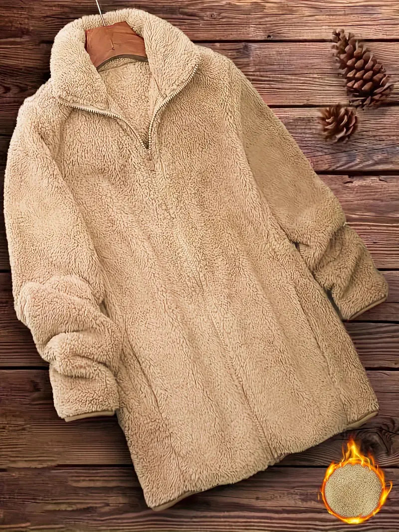 Aja – Chaqueta de peluche suave y acogedora