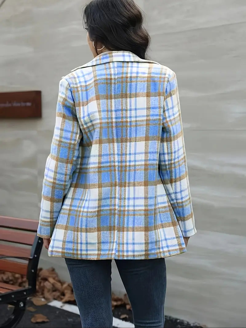 Amoine – Chaqueta de algodón a cuadros